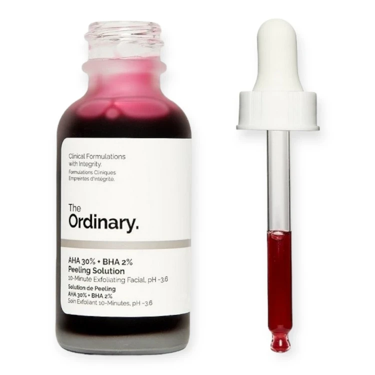 سرم پیلینگ اوردینری، لایه بردار قوی حجم 30 میلThe Ordinary, AHA 30% + BHA 2% Peeling Solution