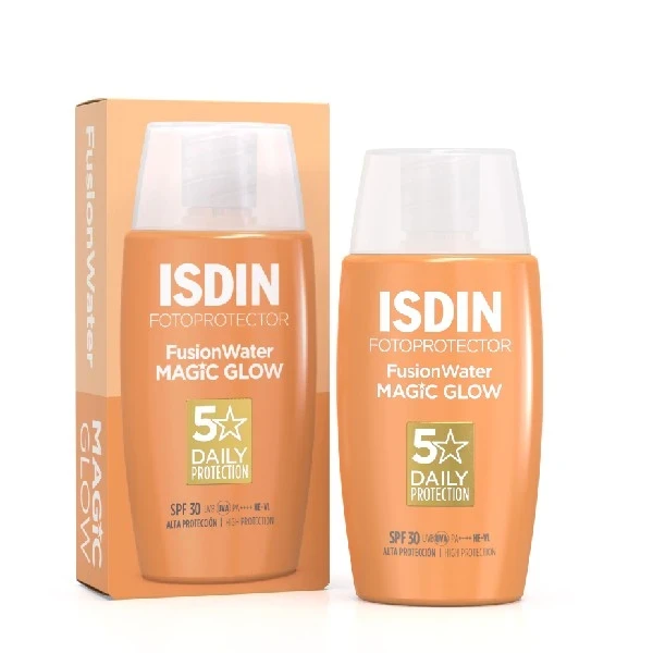 ضد آفتاب‌ایزدین‌فیوژن واتر مجیک گلو SPF 30 حجم ۵۰ میل